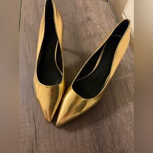 Elegant Gold Women's Heels